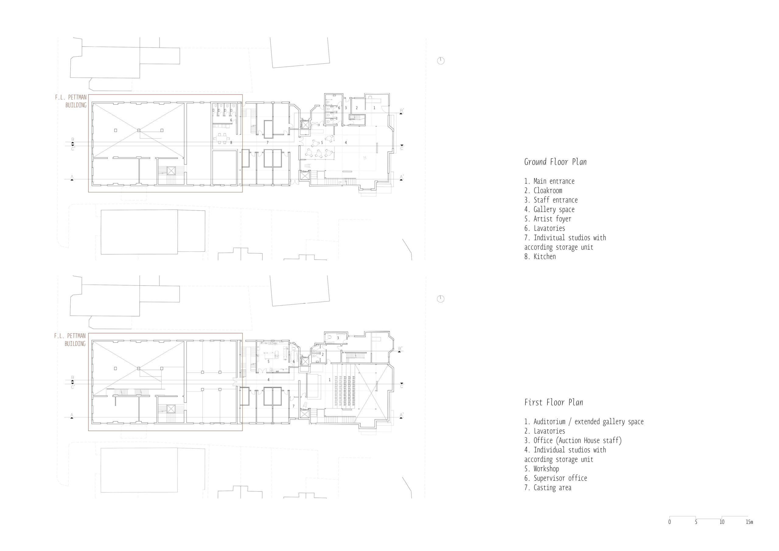 Ground and First Floor Plans