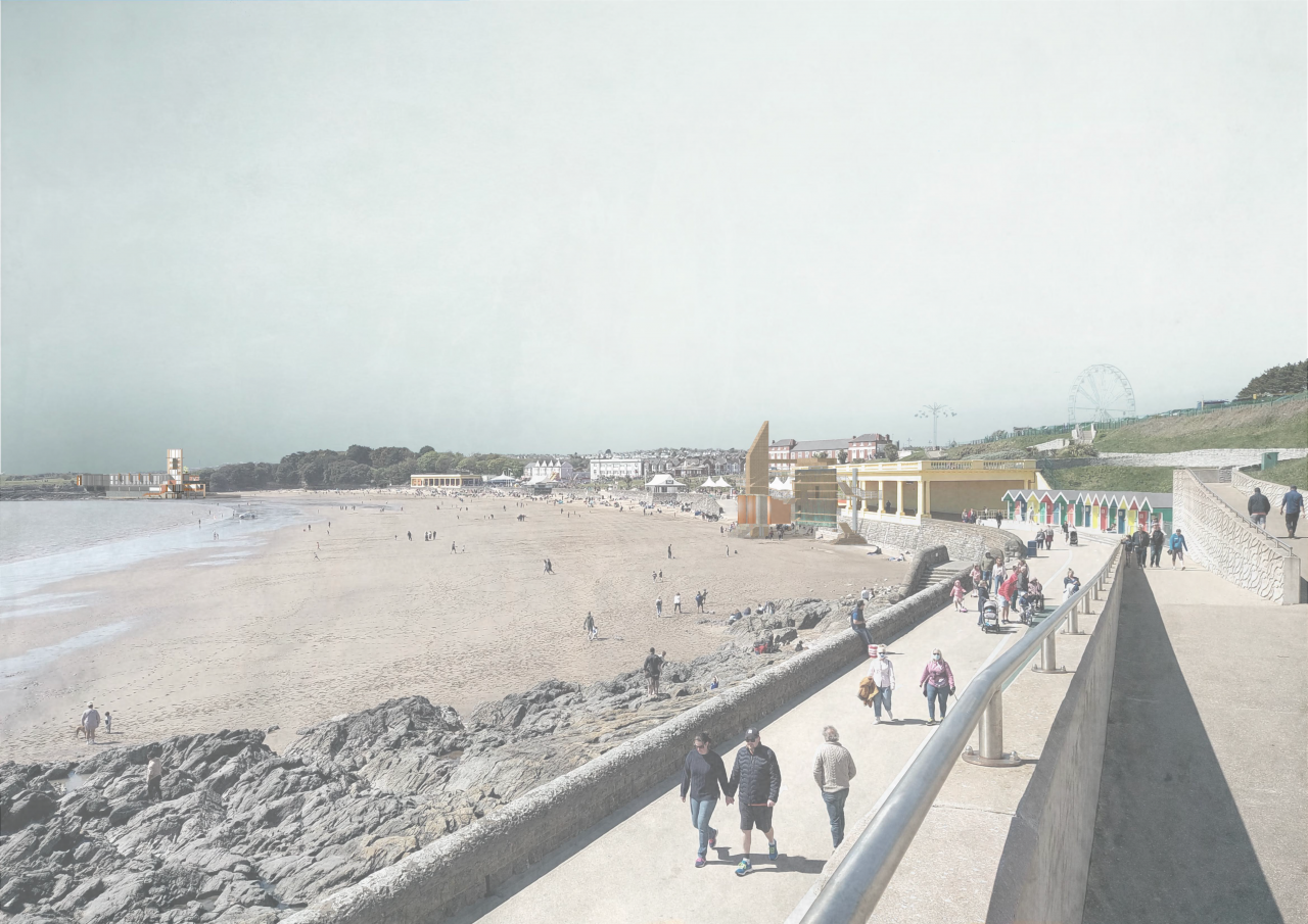 Barry Island - the Turntide + Primer Project 'Monitoring Erosion' View