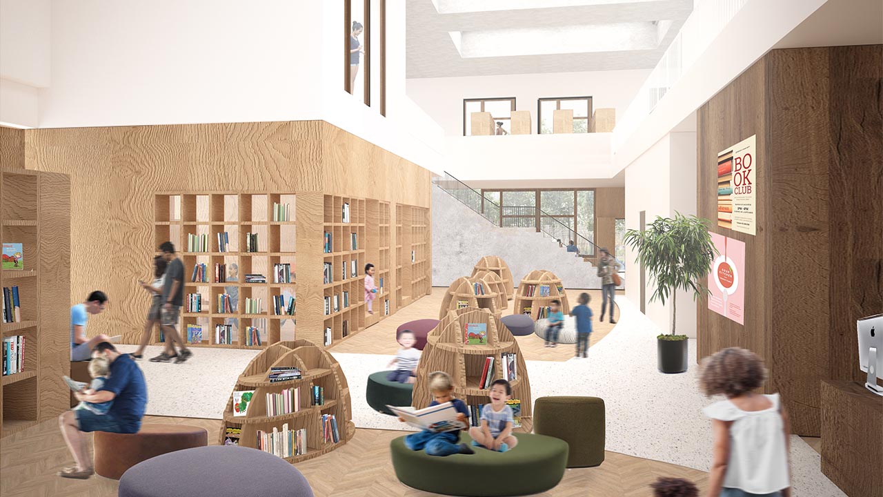 Library Central Atrium