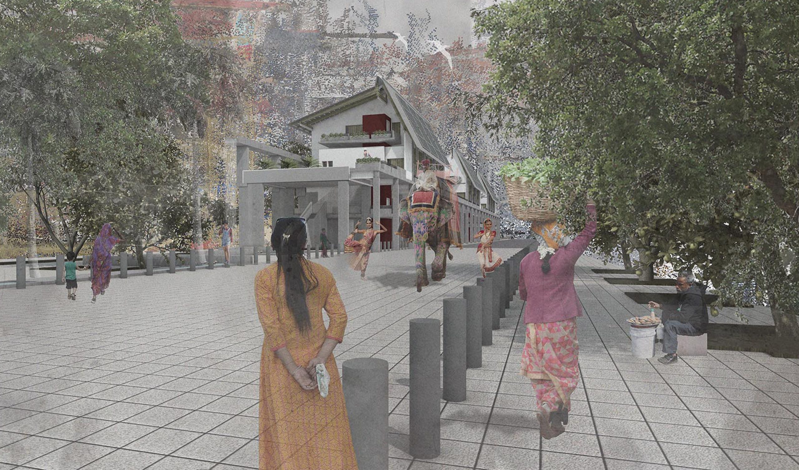 Cover image showing a visual of the site