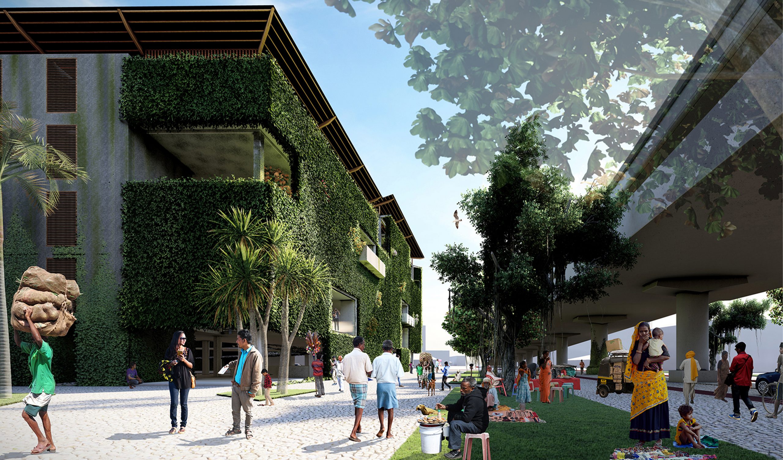Cover image showing a visual of the site