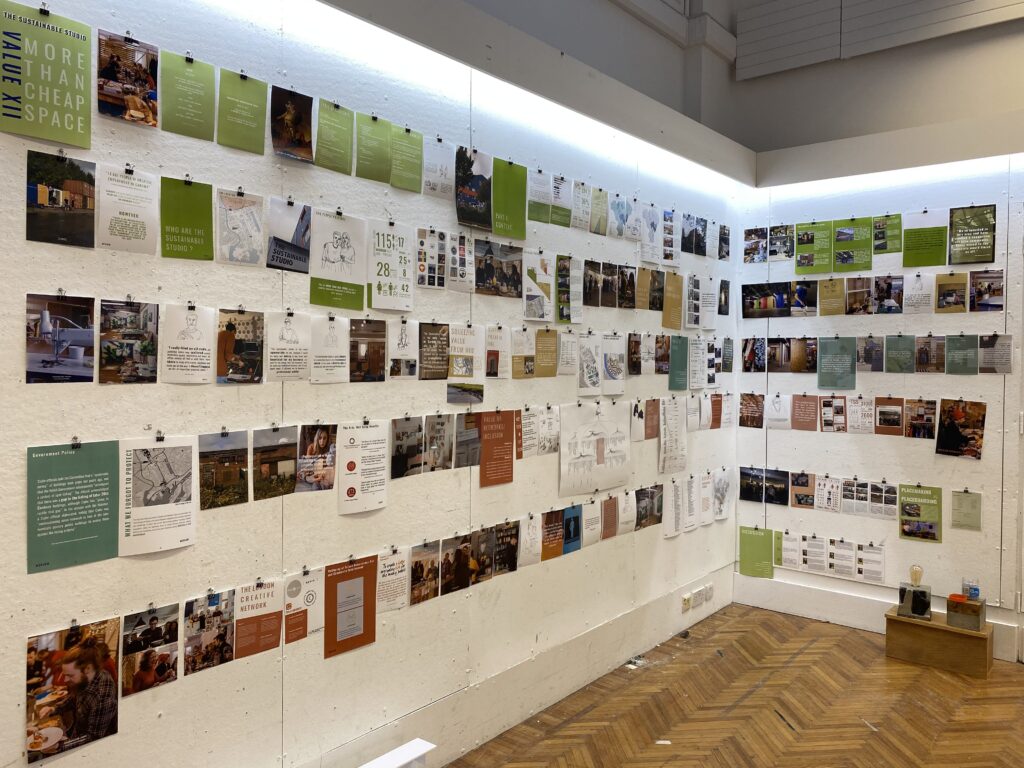 Photo on every single page of the booklet being pinned to the wall for the February crit of the Value Unit. 